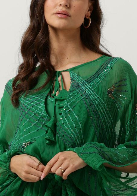 Groene MES DEMOISELLES Mini jurk DRESS ANNA - large
