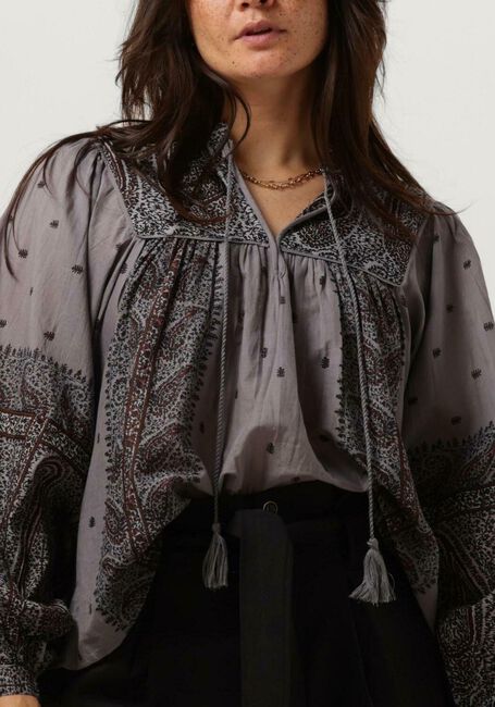 Blauwe ANTIK BATIK Blouses HIDA BLOUSE - large