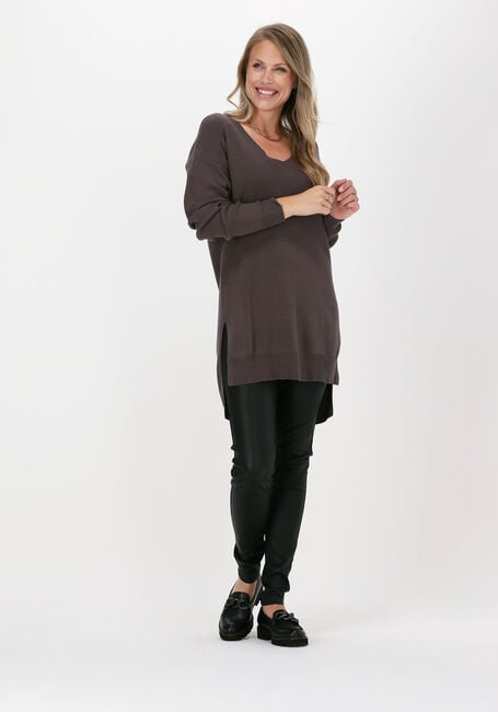 Taupe SIMPLE Trui TALIA Taupe SIMPLE Trui TALIA - large