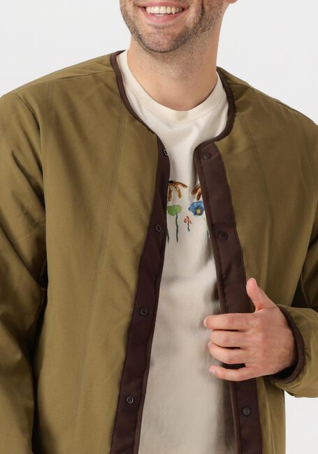 Bruine FORÉT Jack BEAN REVERSIBLE JACKET - large