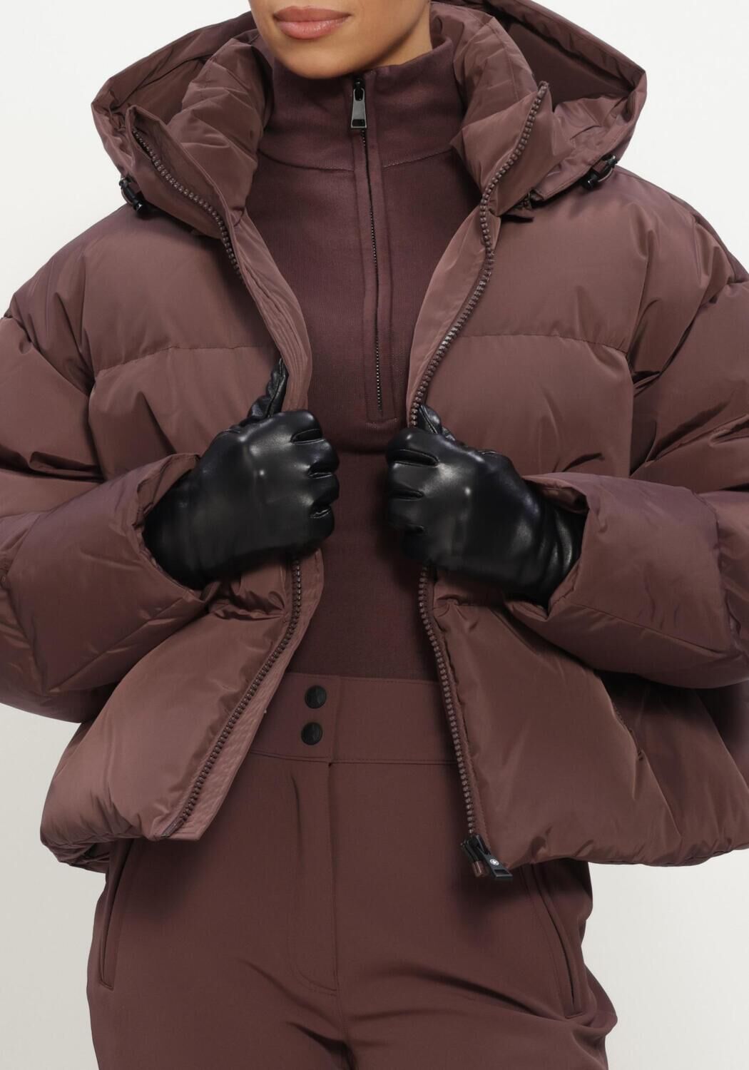Bruine AIRFORCE Gewatteerde jas SUN PEAKS JACKET - large