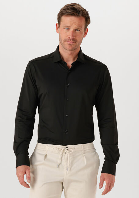 Zwarte XACUS Klassiek overhemd ACTIVE SHIRT 558ML - large