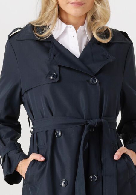 Donkerblauwe WITHBLACK Trenchcoats WBLNOISE TRENCH COAT - large