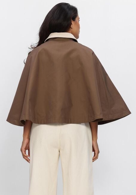 Bruine Y.A.S. Jack YASMALOMA SHORT TRENCH CAPE - large