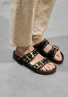 Zwarte BIRKENSTOCK Slippers ARIZONA RIVET Zwarte BIRKENSTOCK Slippers ARIZONA RIVET - medium