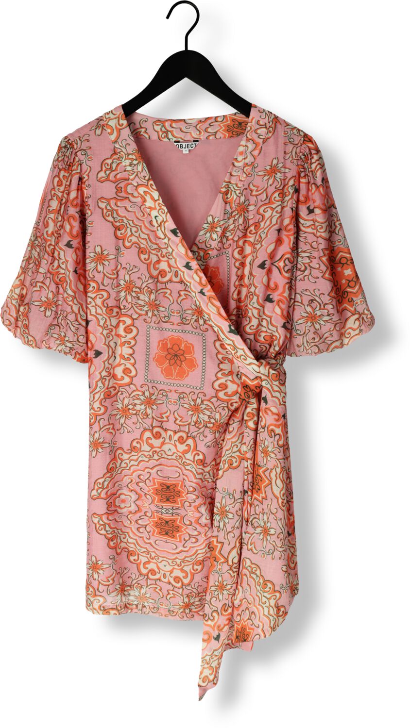 OBJECT Dames Jurken Objholly 2 4 Re Short Wrap Dress 138 Multi