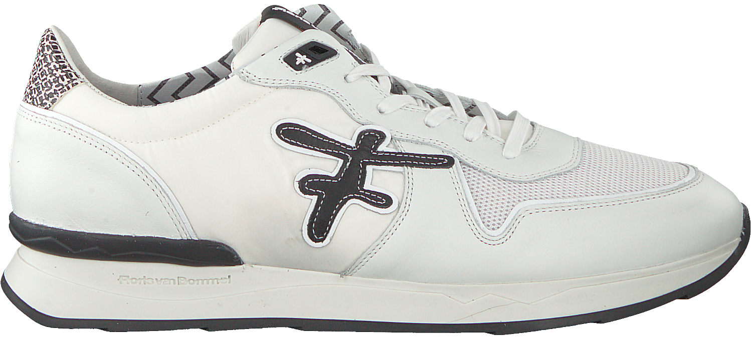 Witte Floris Van Bommel Sneakers 16246 Omoda