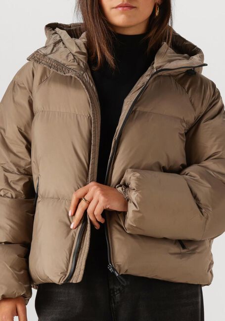 Taupe WITHBLACK Gewatteerde jas WBLEMMA SHORT DOWN PUFFER JACKET - large
