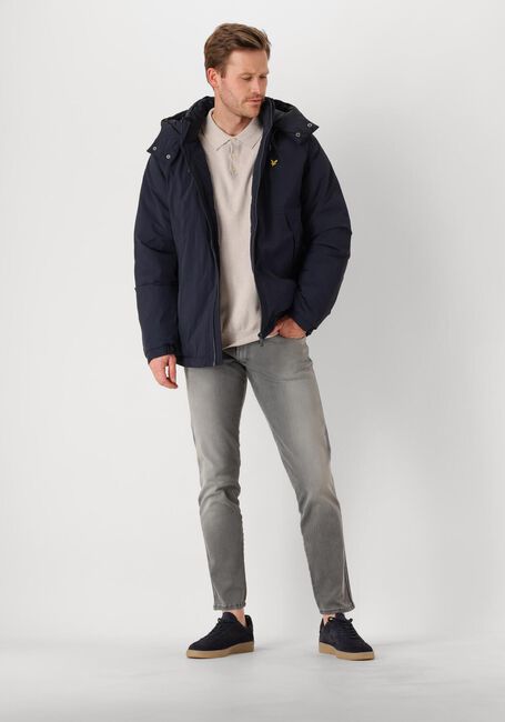 Donkerblauwe LYLE & SCOTT Jack PADDED PUFFER JACKET - large