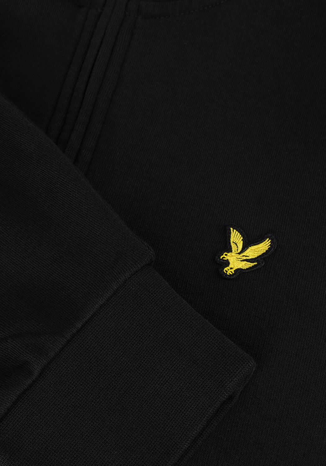 Donkerblauwe LYLE & SCOTT Sweater LOOPBACK QUARTER ZIP SWEAT - large