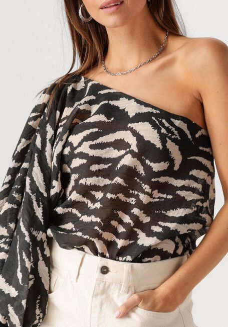Zwarte BY-BAR Blouses BELLA ZEBRA BLOUSE - large