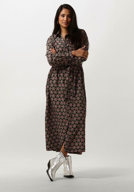 Multi COLOURFUL REBEL Maxi jurk DALIA GRAPHIC FLOWER MAXI SHIRT DRESS - large