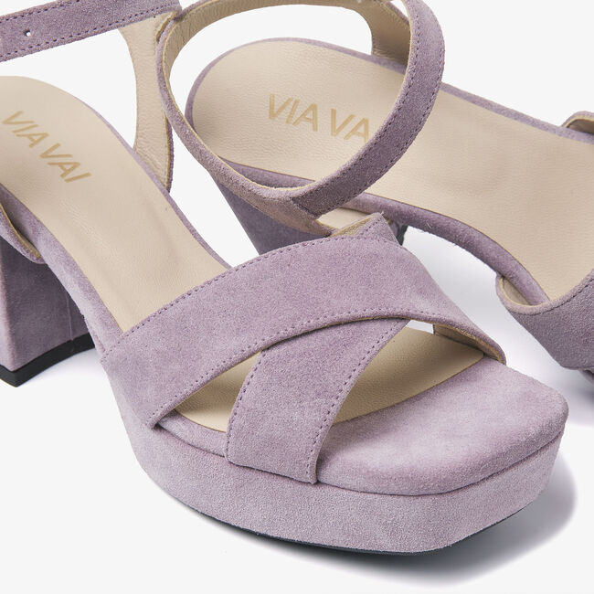 Paarse VIA VAI Sandalen CASSIA SIX - large