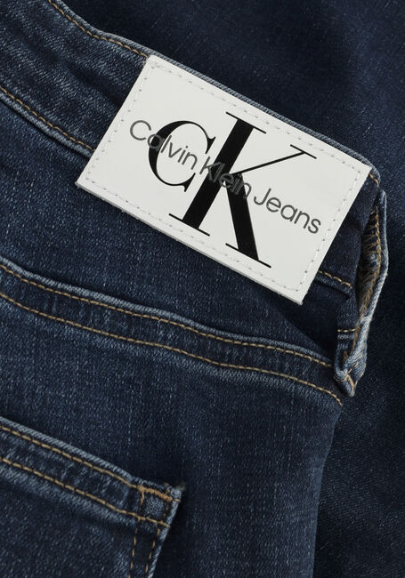 Donkerblauwe CALVIN KLEIN Skinny jeans HIGH RISE SUPER SKINNY ANKLE - large