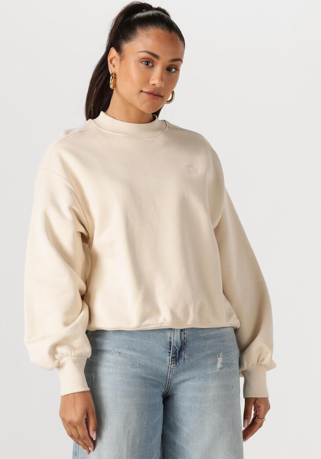 ANOTHER LABEL Dames Truien & Vesten Jaxy Kiss Sweat L s Beige