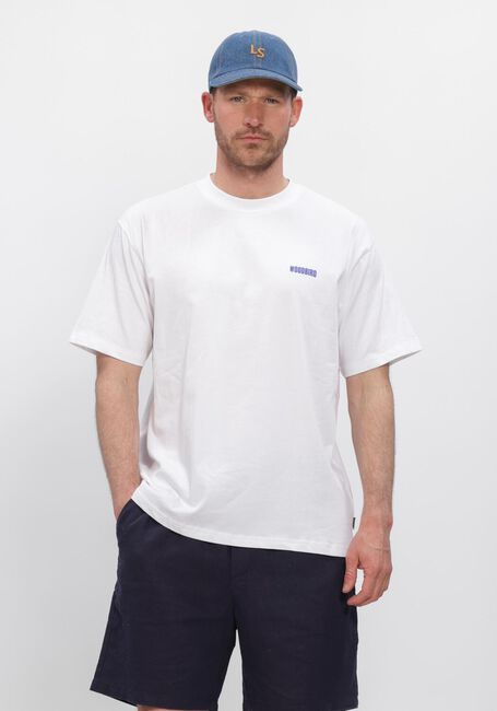Witte WOODBIRD T-shirt WBBAINE SEA TEE - large
