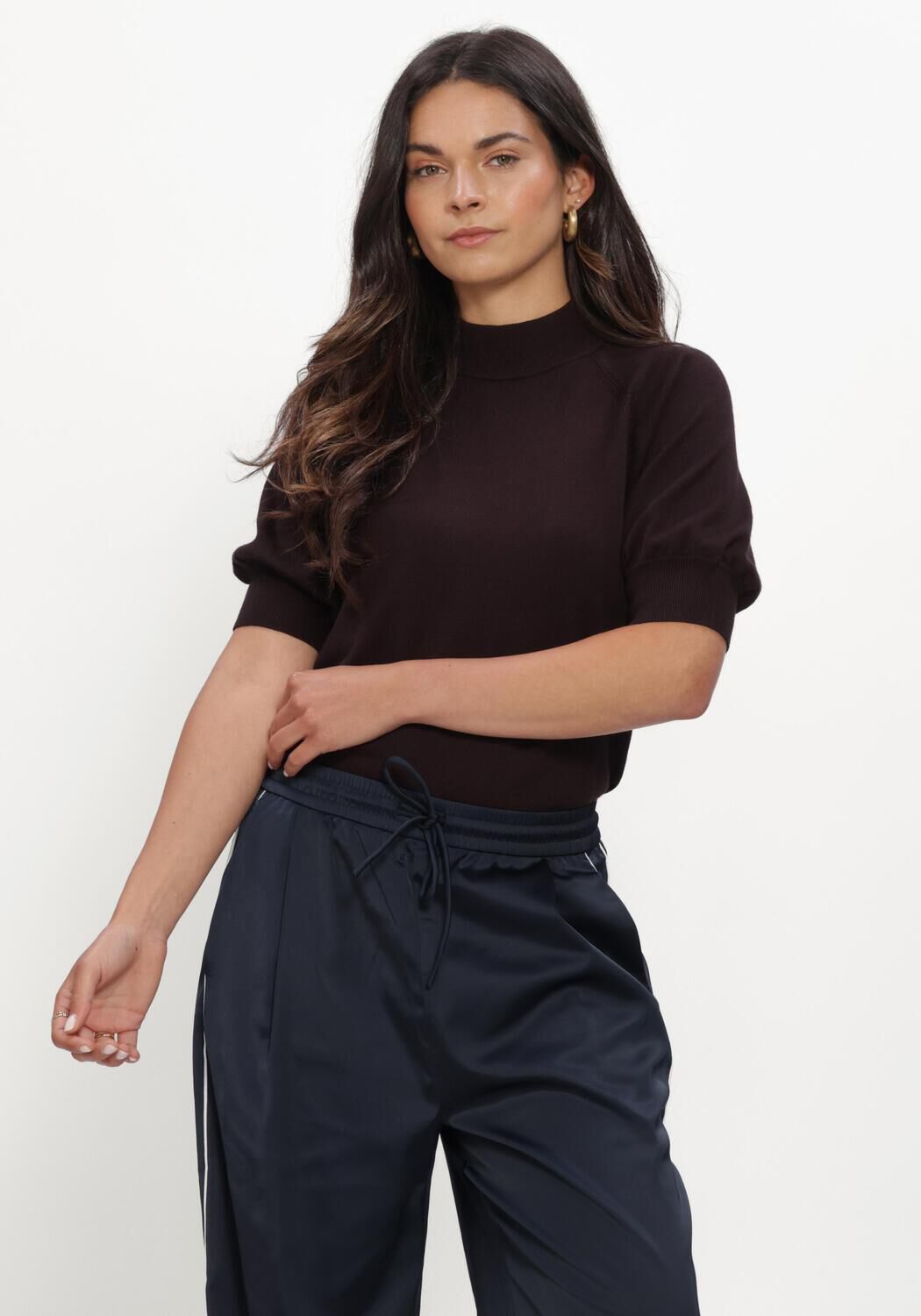 Bruine BRUUNS BAZAAR Truien/vesten ANEMONEBBHALIAS KNIT - large