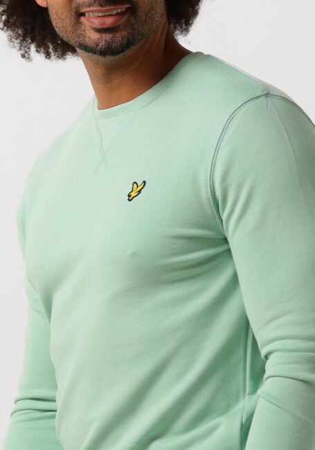 Groene LYLE & SCOTT Trui CREW NECK SWEATSHIRT - large