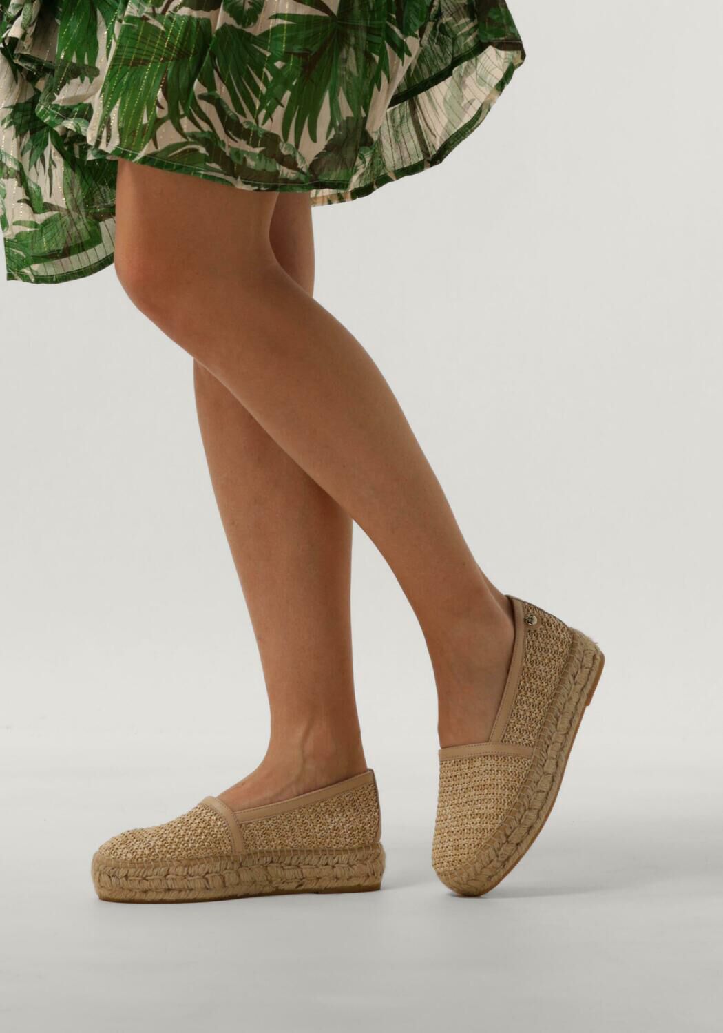 Beige RED-RAG Espadrilles 78182 - large
