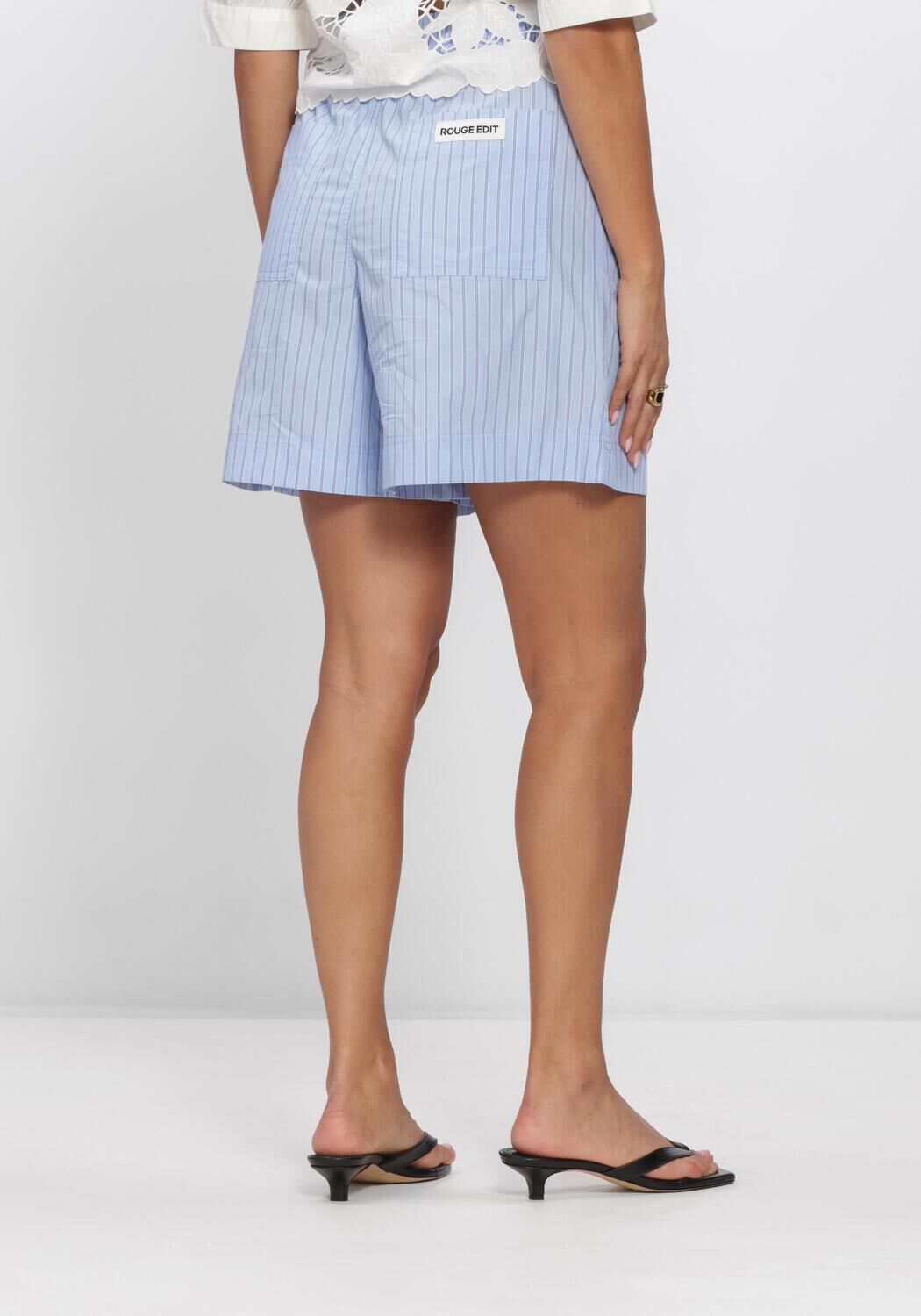 Blauwe ROUGE EDIT Korte broek ROUPAIGE HW W/F SHORTS - large