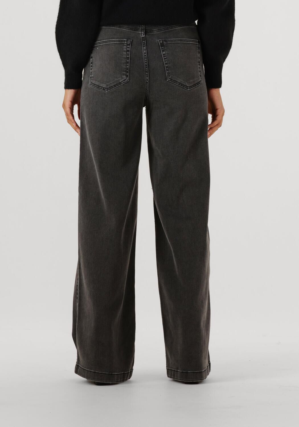 Donkergrijze MOS MOSH Wide jeans MMCOLETTE DELUXE JEANS | Omoda