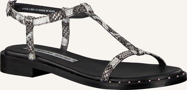 Zwarte BRONX Platte sandalen THRILL Zwarte BRONX Platte sandalen THRILL - large