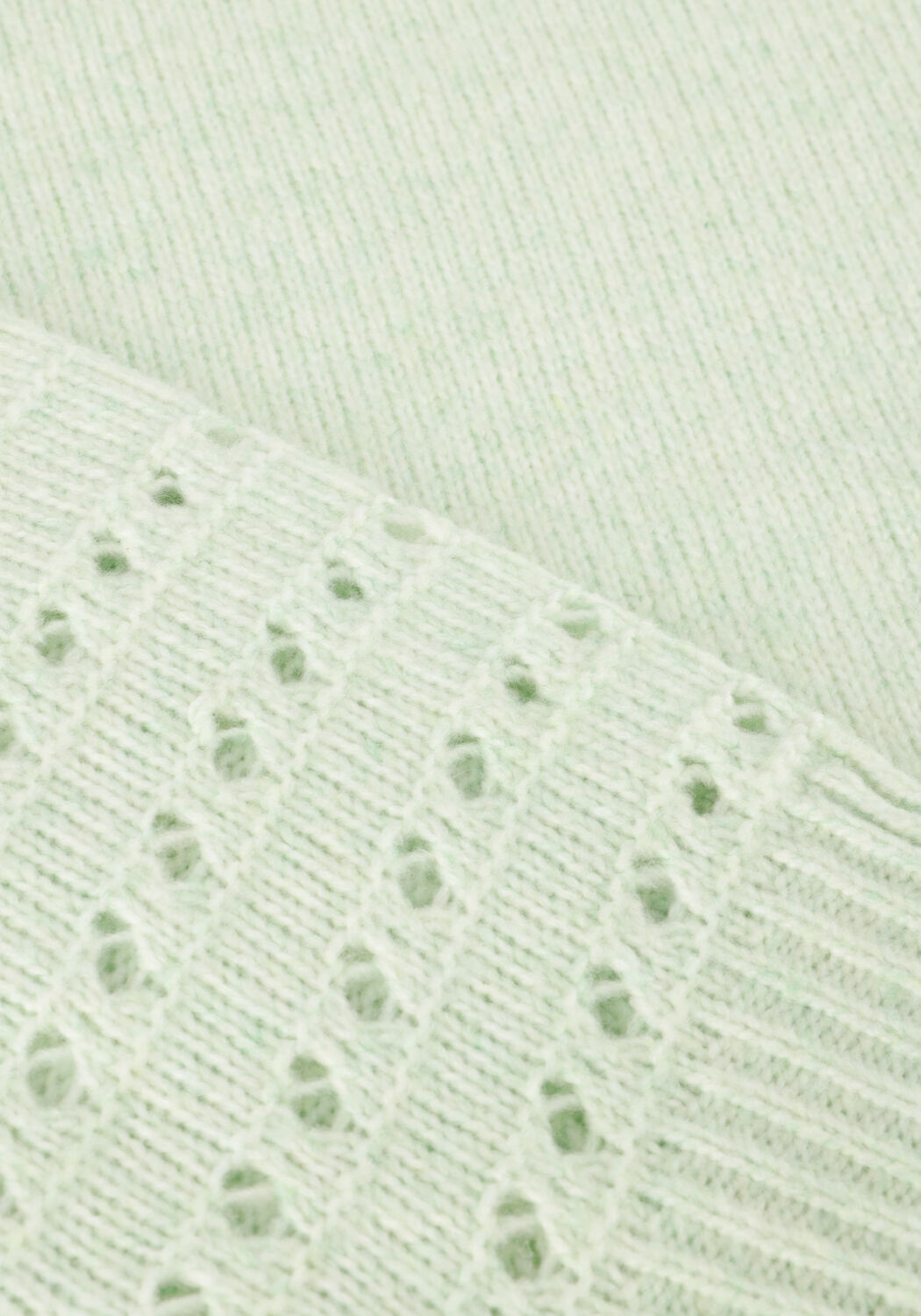 Groene NOBELL Trui KAMILE GIRLS KNITTED SOFT SWEATER - large