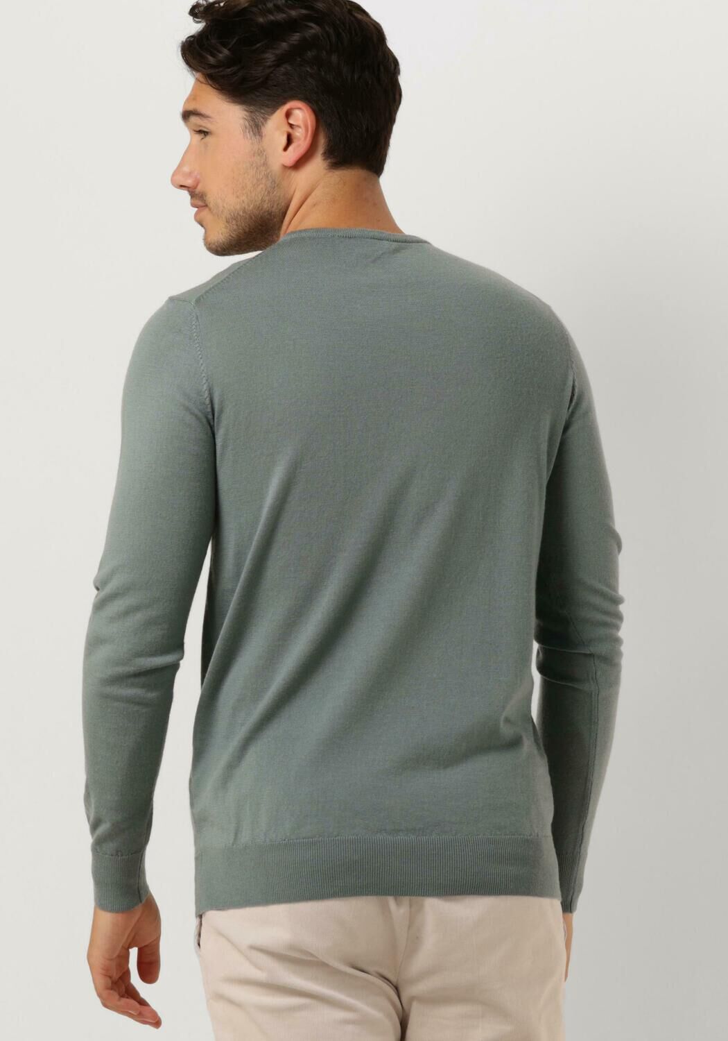 PROFUOMO Heren Truien & Vesten Pullover Crew Neck Groen