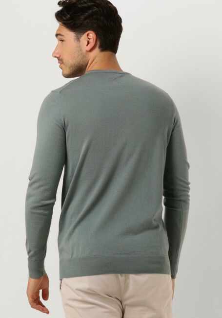 Groene PROFUOMO Trui PULLOVER CREW NECK - large