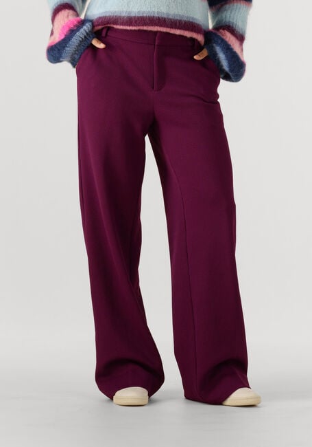 Paarse POM AMSTERDAM Wijde broek PANTS - LARA PLUM - large