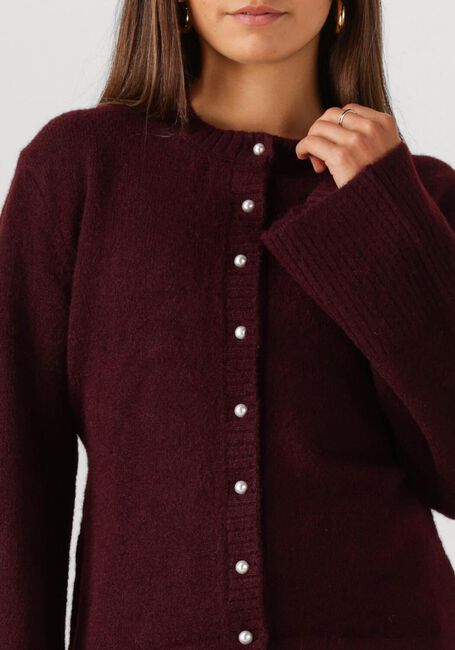 Bordeaux NEO NOIR Vest MIXIE KNIT CARDIGAN - large