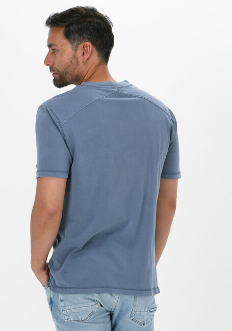 Grijze CAST IRON T-shirt SHORT SLEEVE R-NECK RELAXED GARMENT DYED JERSEY - large