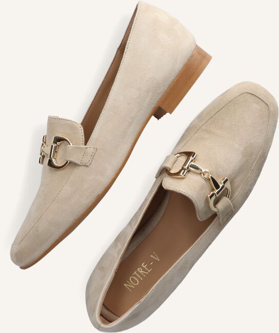 Beige NOTRE-V Loafers 57601 Beige NOTRE-V Loafers 57601 - large