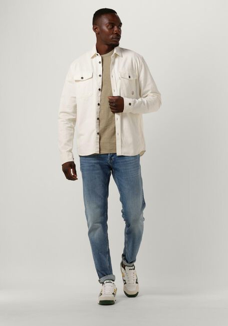 Olijf CAST IRON T-shirt SHORT SLEEVE R-NECK COTTON SLUB - large