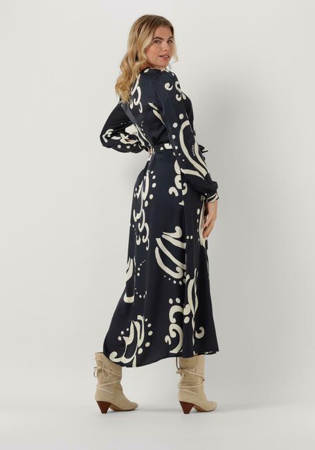 Donkerblauwe OTTOD'AME Maxi jurk ABITO DA4629 - large