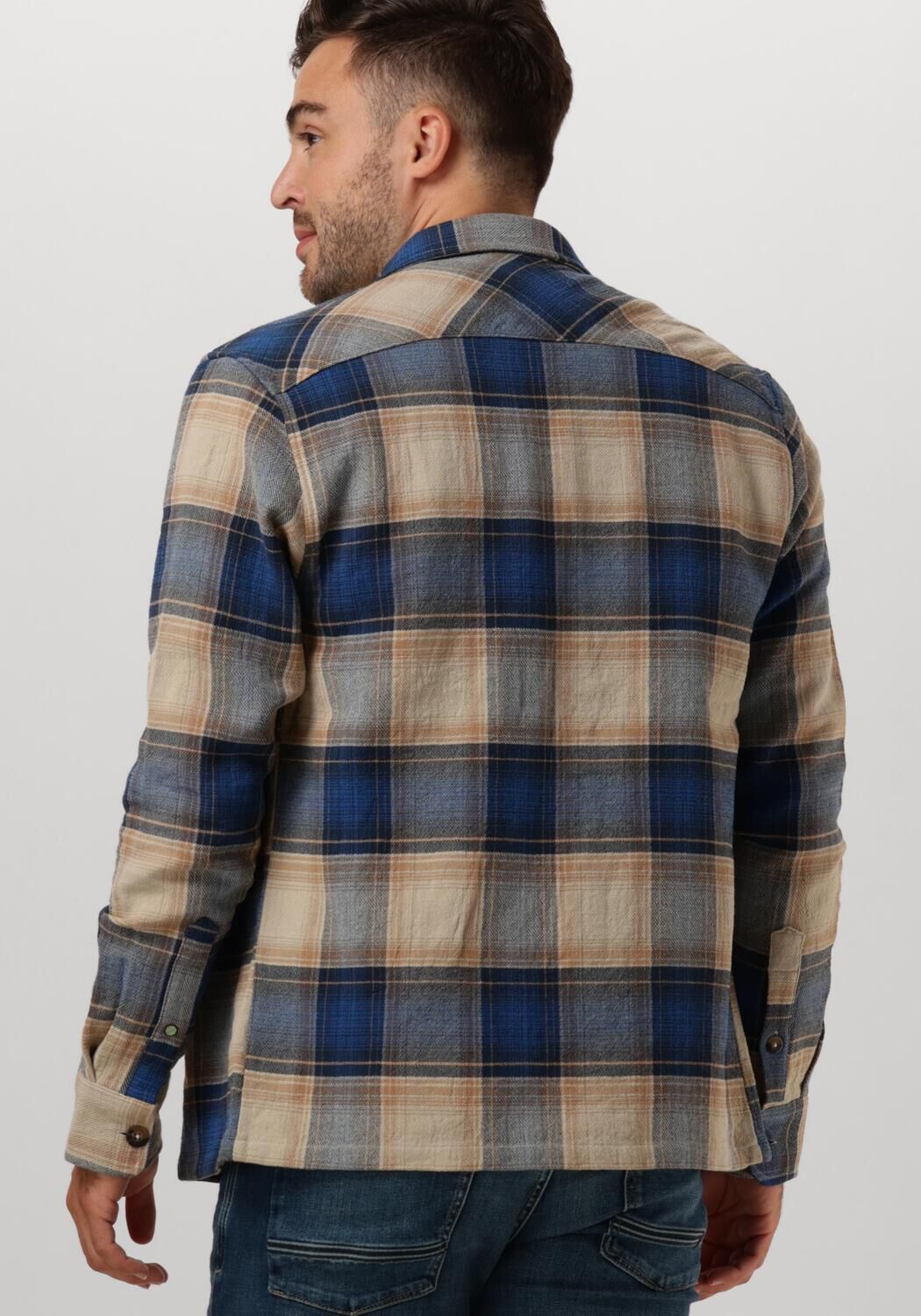 DSTREZZED Heren Overshirts Corey Overshirt Blauw