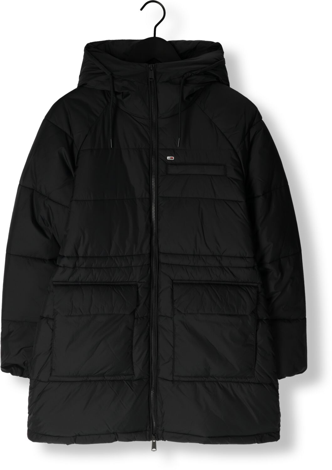 TOMMY JEANS Dames Jassen Tjw Midi Vail Puffer Zwart