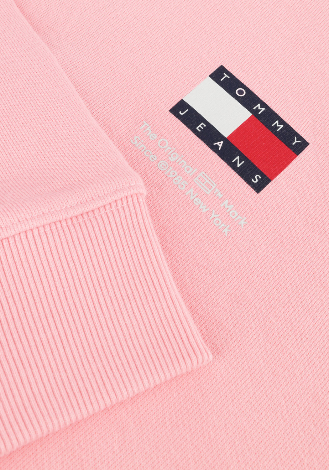 Roze TOMMY JEANS Sweater TJW BXY GRAPHIC FLAG CREW - large
