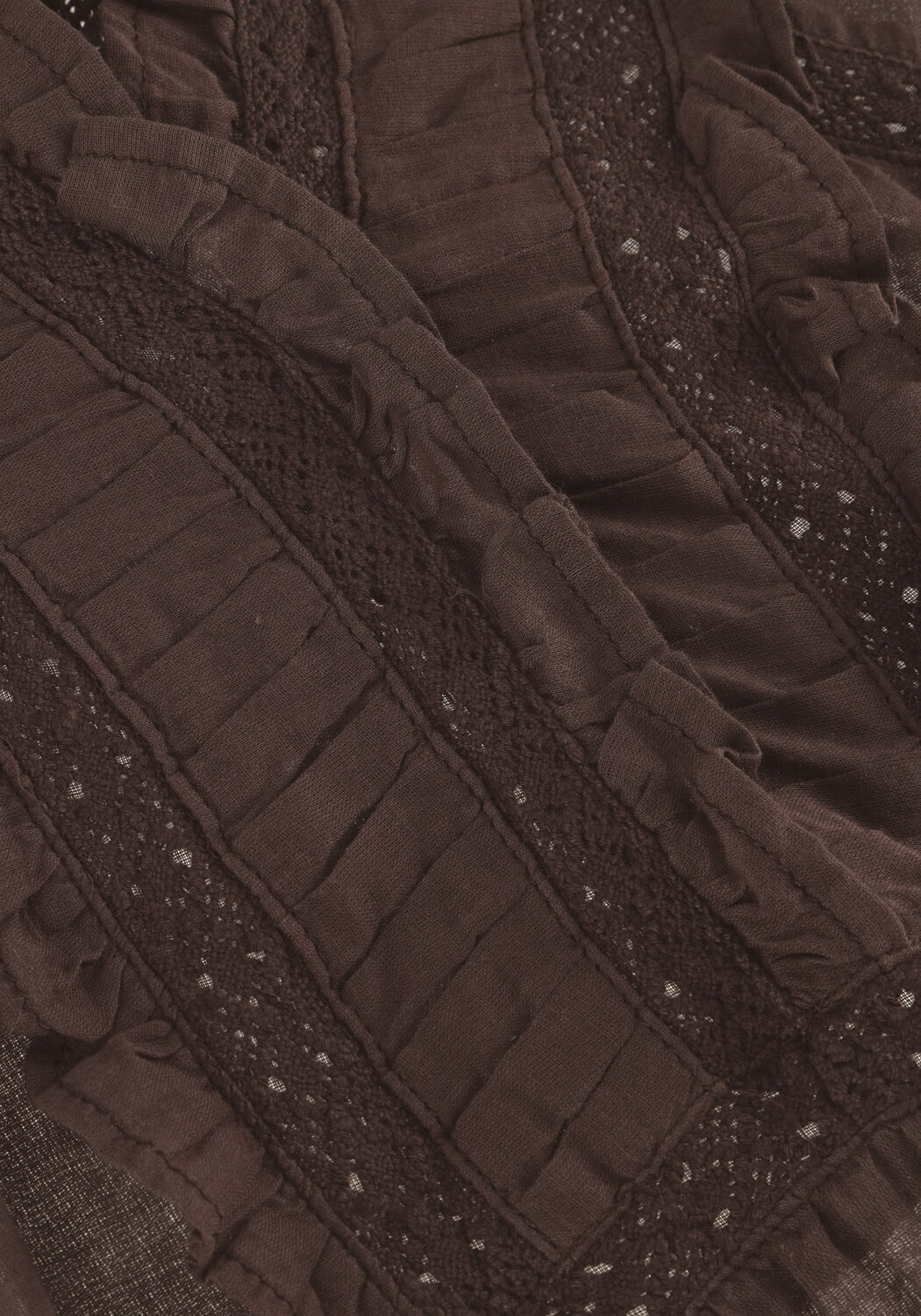 Bruine NEO NOIR Blouses EVIENNE S VOILE TOP - large