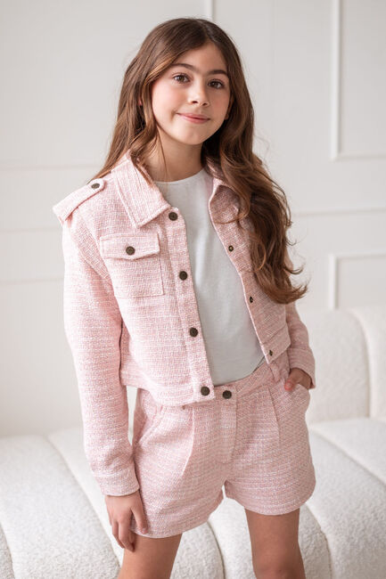 Roze LIKE FLO Jack FLO TWEED JACKET Roze LIKE FLO Jack FLO TWEED JACKET - large