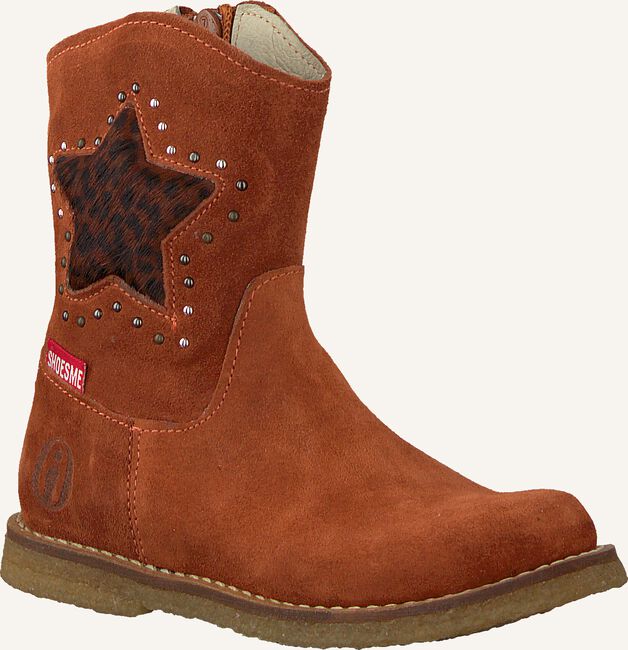 Cognac SHOESME Enkellaarsjes CR9W091 Cognac SHOESME Enkellaarsjes CR9W091 - large