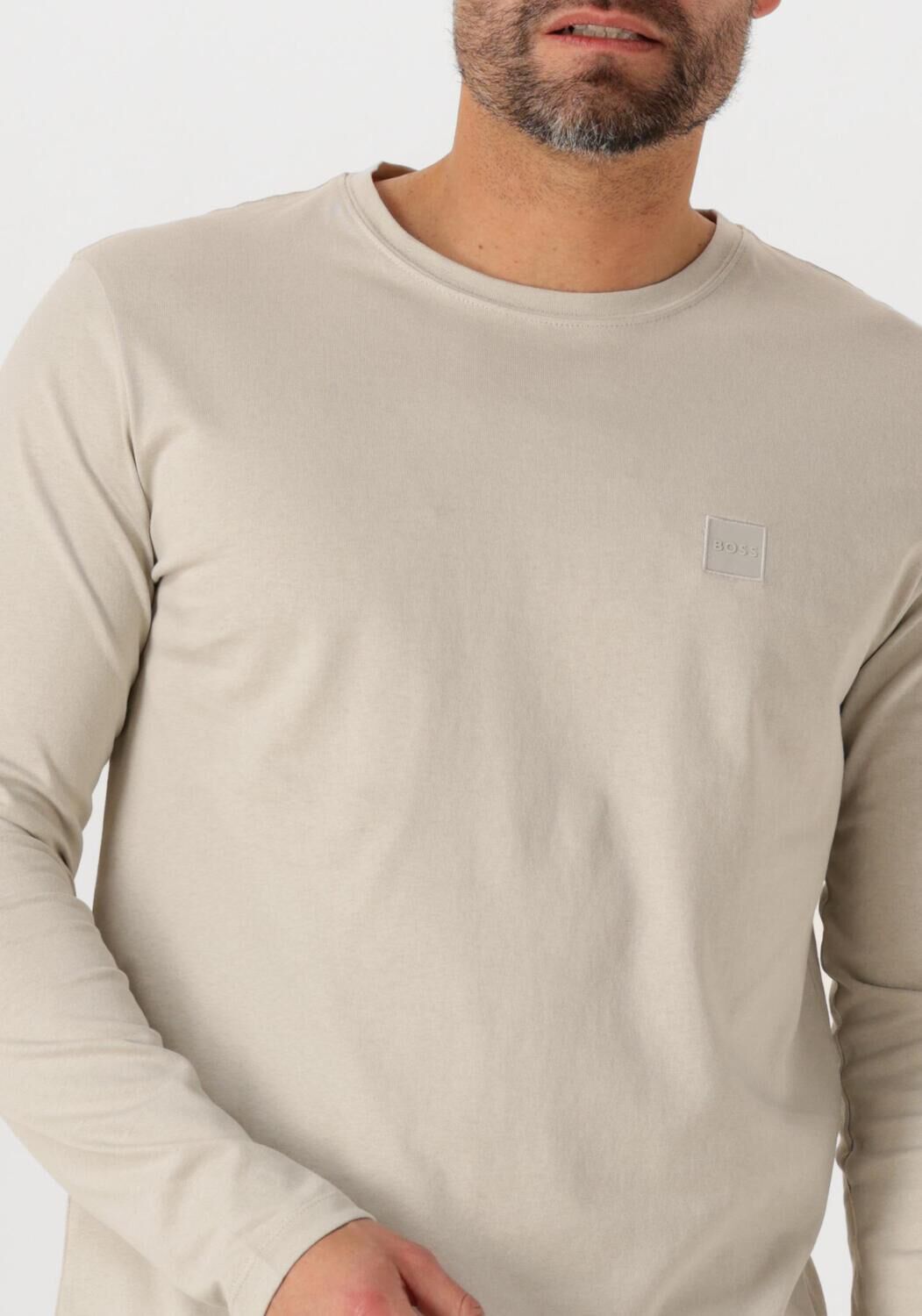 BOSS ORANGE Heren Polo's & T-shirts Tacks Beige