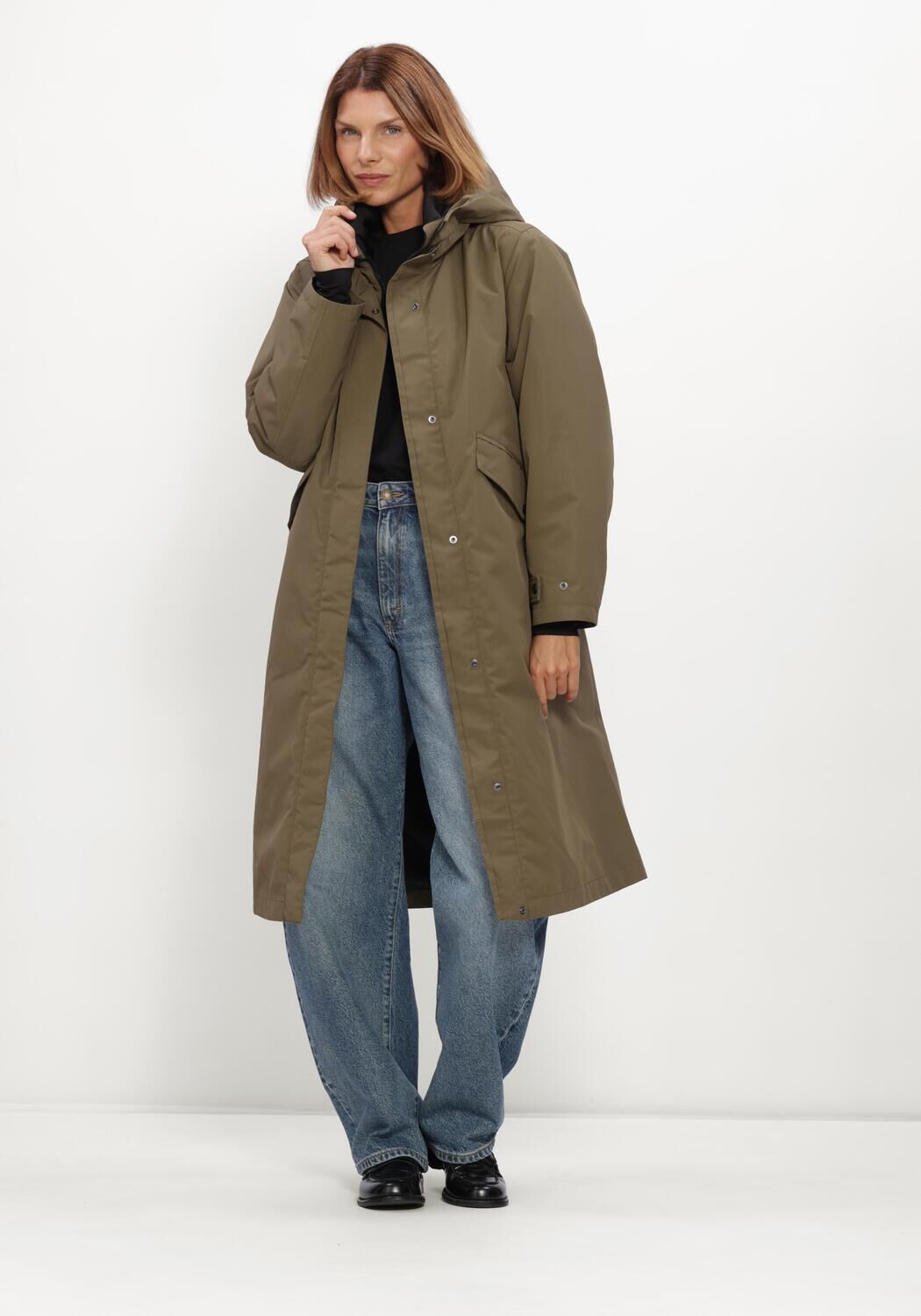 Khaki WITHBLACK Parka's WBLBROOKLYN FUNCTION PARA - large
