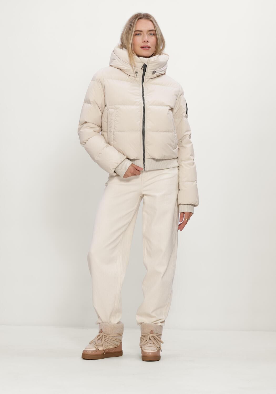 MOSCOW Dames Jassen 22a-08-fussy Beige