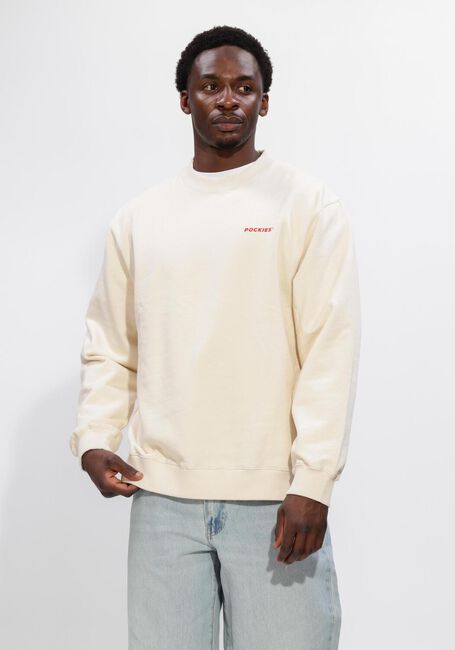 Ecru POCKIES Sweater LOBSTER WEEKEND CREW - large