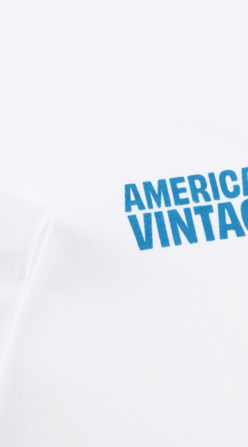 Witte AMERICAN VINTAGE T-shirt GIXY - large