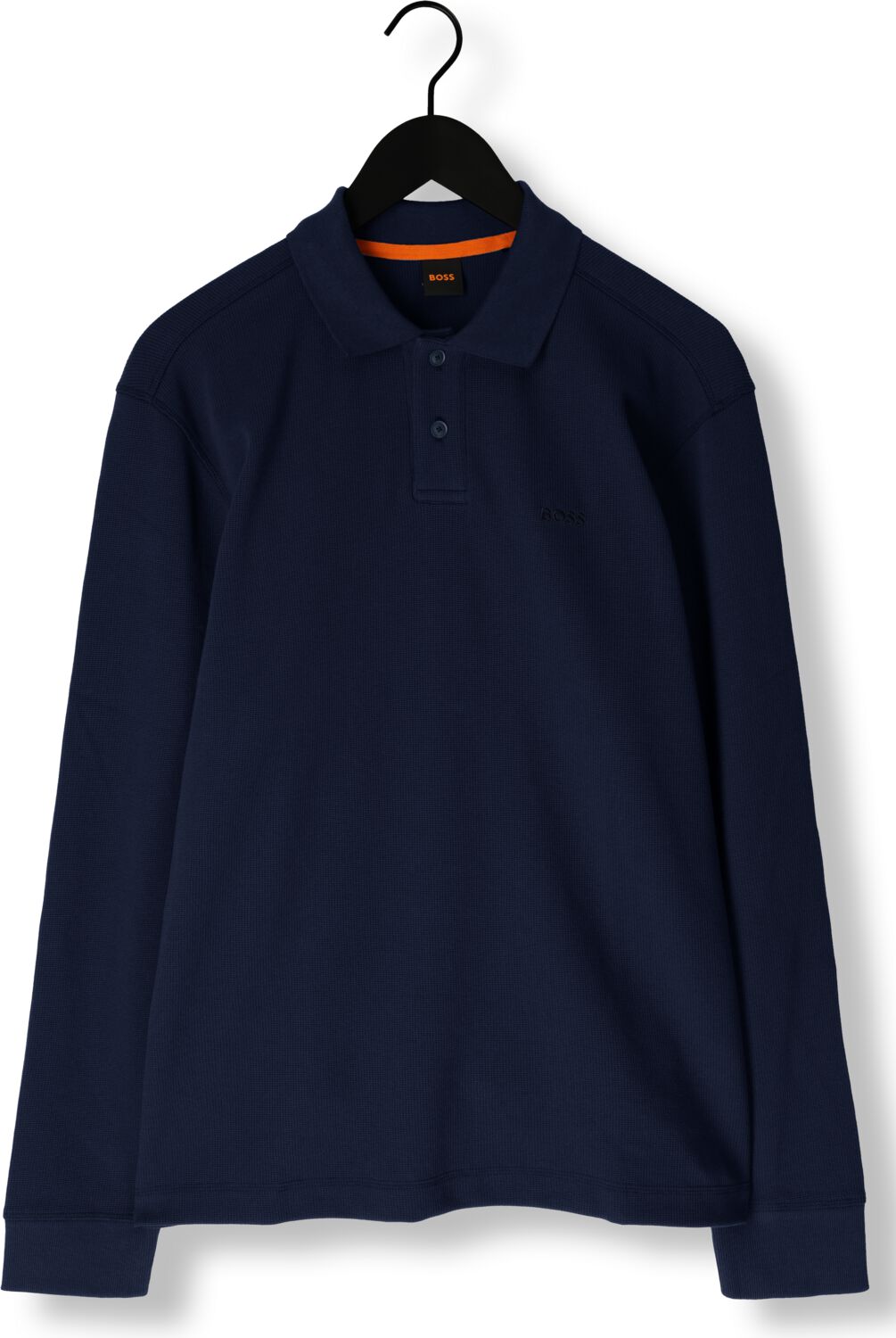 BOSS ORANGE Heren Polo's & T-shirts Patempesto Long Donkerblauw