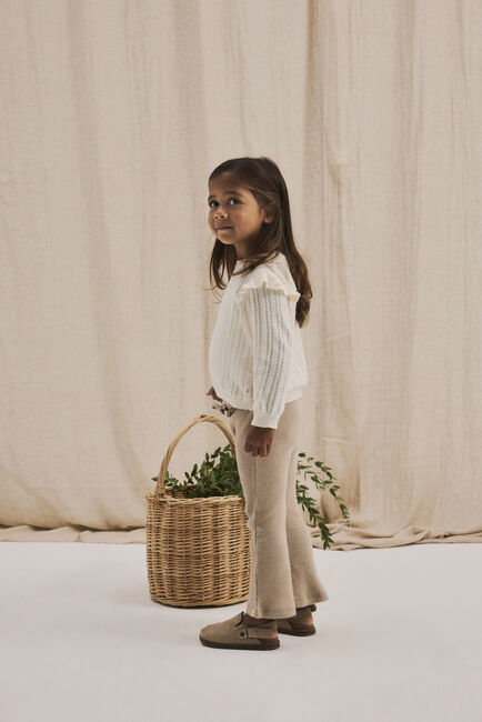 Ecru LIL' ATELIER Trui NMFNINA KAM LS KNIT LIL - large