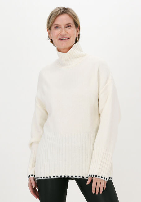 Gebroken wit NA-KD Coltrui HIGH NECK KNITTED SWEATER - large