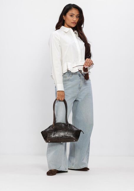 Witte Y.A.S. Blouses YASANERA LS SHORT SHIRT - large